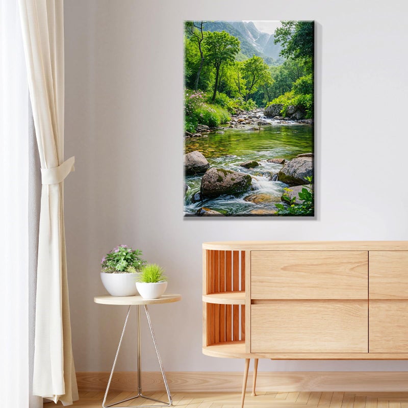 JOOZ Landscape Paint by Number Kit for Adults Beginner with Easel Mountain Adult Paint by Number Kits on Canvas with Frame Forest DIY Oil Painting Kits for Gift Home Wall Decor 7.87x11.81 Inch - Image 5